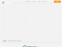 Tablet Screenshot of linkvana.com